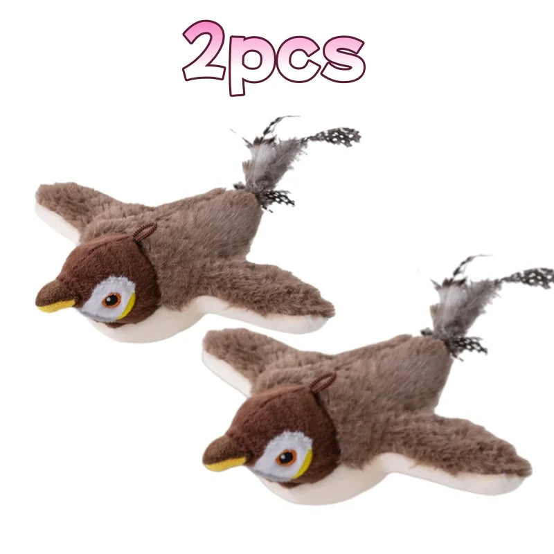 Rechargeable Interactive Bird Cat Toy
