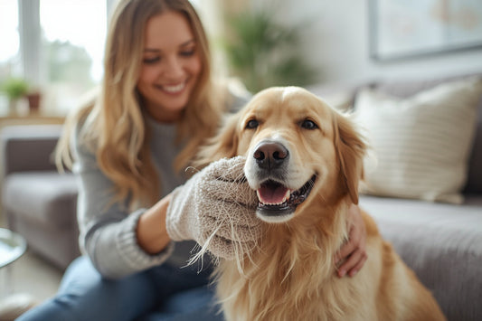 Hand Mitt For Dog Hair Removal – Gentle Grooming Solution For Shedding Pets