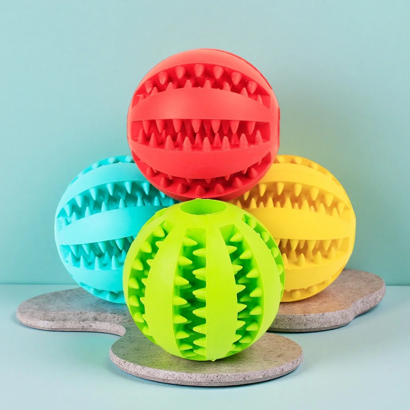 Grab the food leaking ball toy for dog and make meal time more exciting with an interactive treat puzzle that promotes active play.