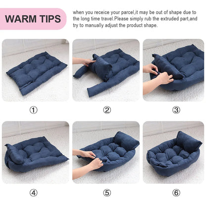 3-in-1 Multifunction Pet Bed