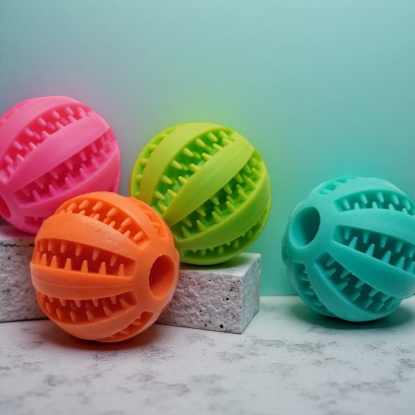 Grab the food leaking ball toy for dog and make meal time more exciting with an interactive treat puzzle that promotes active play.