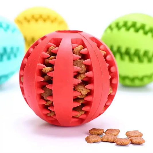 Grab the food leaking ball toy for dog and make meal time more exciting with an interactive treat puzzle that promotes active play.