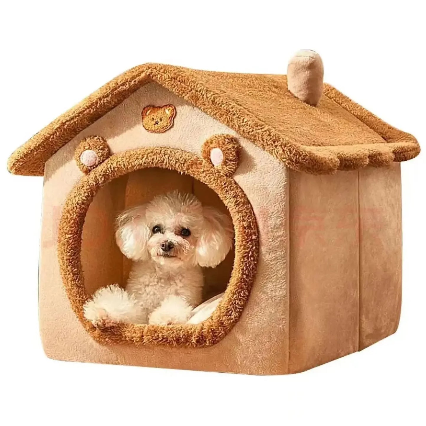 Shop the indoor warm pet tent house with a soft, removable cushion for your dogs & cats. Perfect for keeping pets warm in winter.