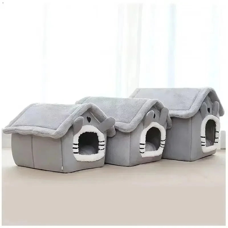 Shop the indoor warm pet tent house with a soft, removable cushion for your dogs & cats. Perfect for keeping pets warm in winter.