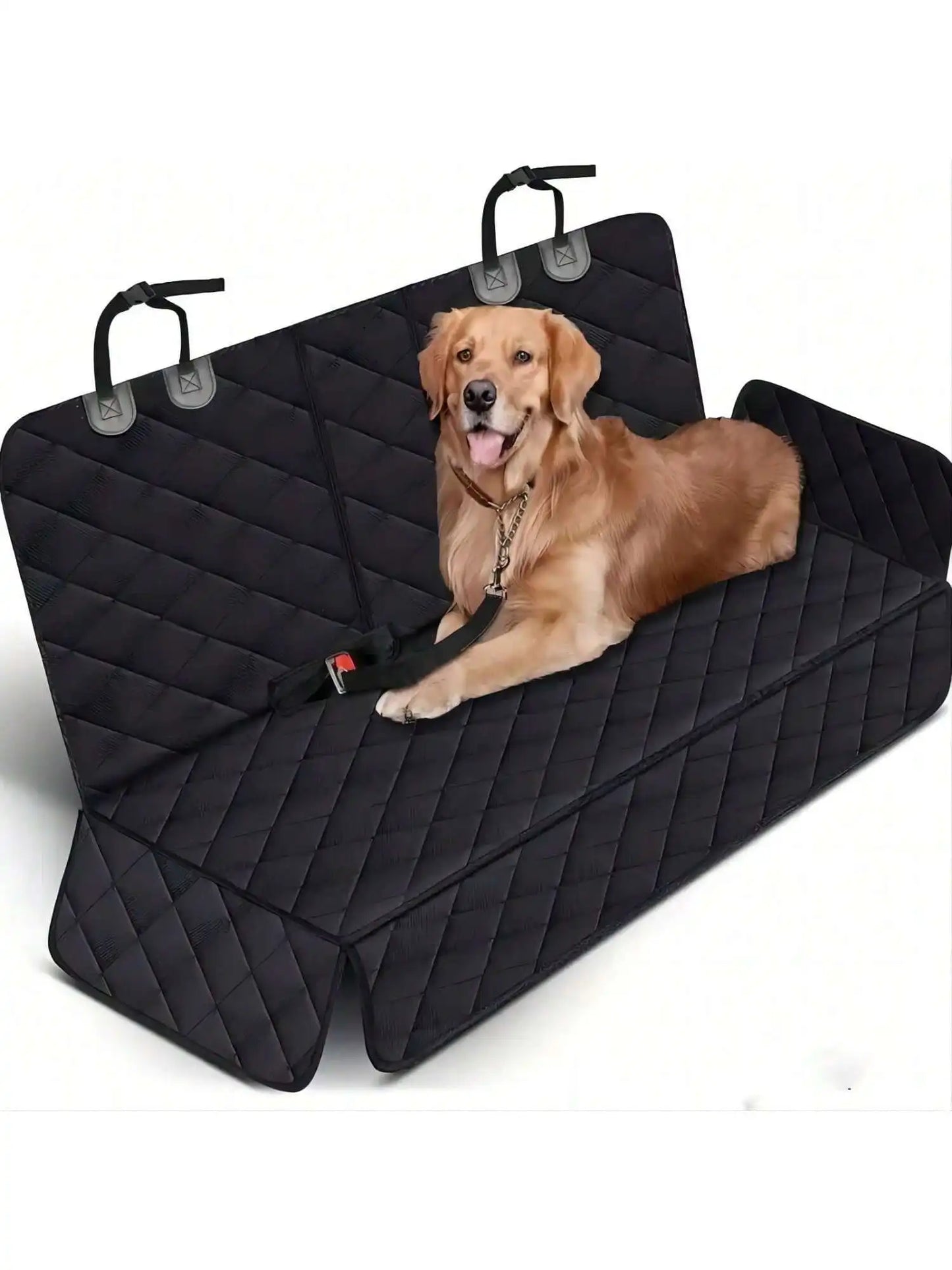 Premium Waterproof Dog Car Seat Cover with Armrest Opener