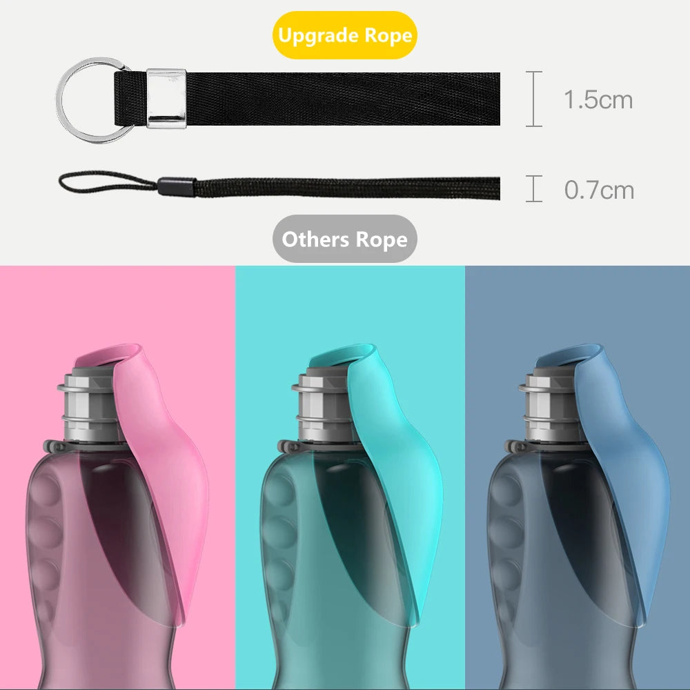 Portable Travel Dog Water Dispenser & Trough (800ml)