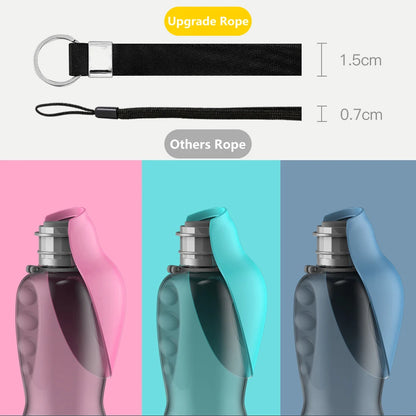 Portable Travel Dog Water Dispenser & Trough (800ml)