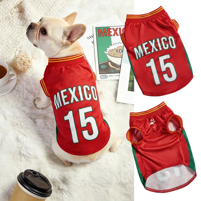 Athletic Pet Tee & Summer Jersey