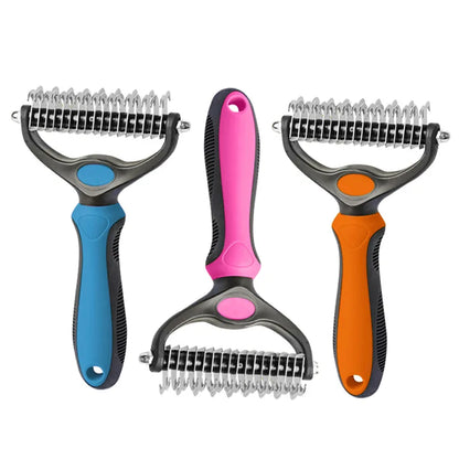 Double-Sided Pet Knot Comb