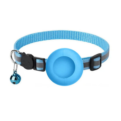 Reflective Cat Collar with Tracker Holder