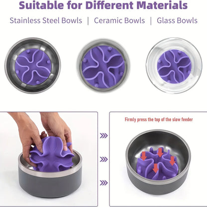Silicone Slow Feeder Bowl Insert