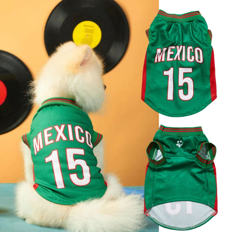 Athletic Pet Tee & Summer Jersey
