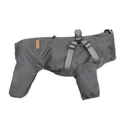 Waterproof Dog Raincoat with Harness