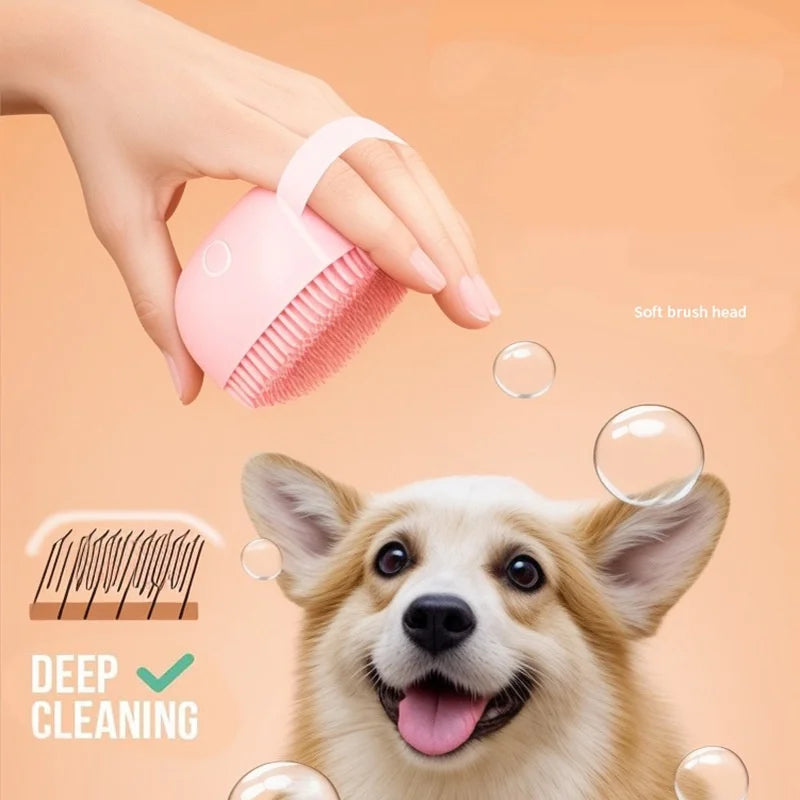 Silicone Pet Bath Massage Gloves