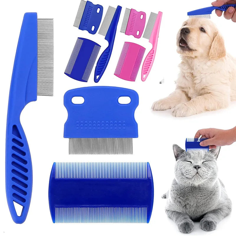 3-Piece Pet Grooming Comb Set