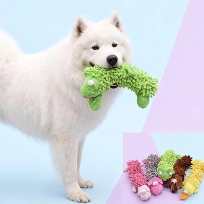 Durable Plush Dog Chew Toy