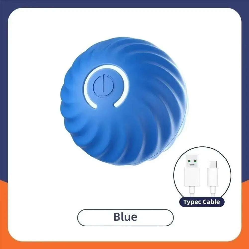 Automatic Moving Smart Pet Ball – USB Rechargeable Interactive Toy