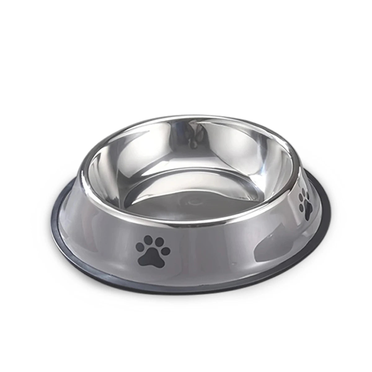 Stainless Steel Pet Food Bowl (16–22cm)