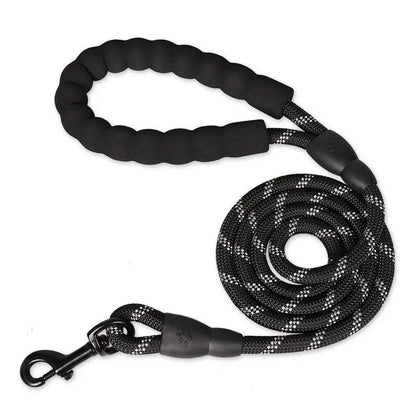 PuppyMeo Luxe Guard Leash | Reflective Heavy-Duty Nylon Traction Rope