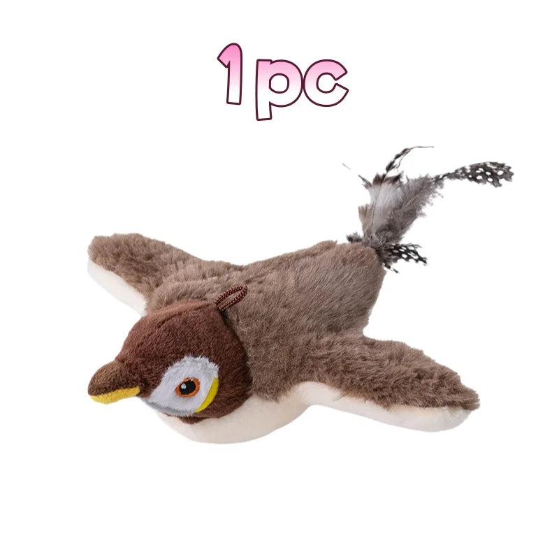 Rechargeable Interactive Bird Cat Toy
