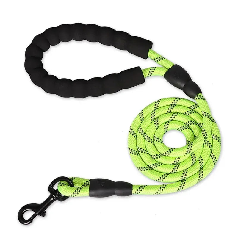 PuppyMeo Luxe Guard Leash | Reflective Heavy-Duty Nylon Traction Rope