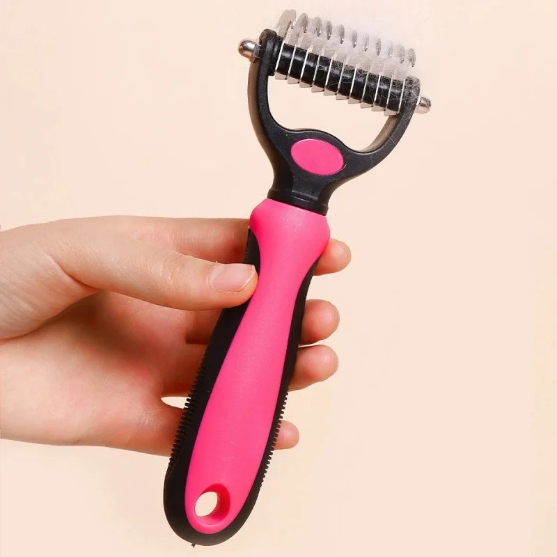 Double-Sided Pet Knot Comb
