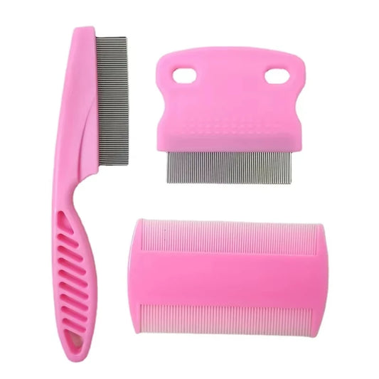 3-Piece Pet Grooming Comb Set