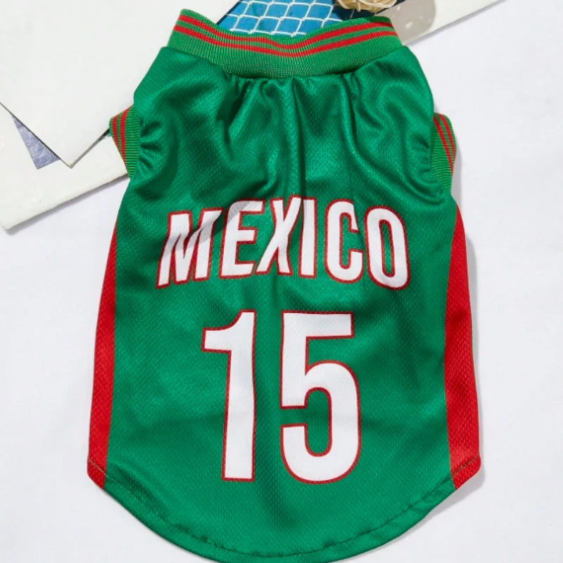 Athletic Pet Tee & Summer Jersey