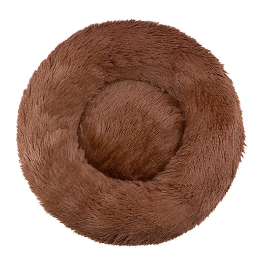 Round Plush Pet Bed (40–90cm)