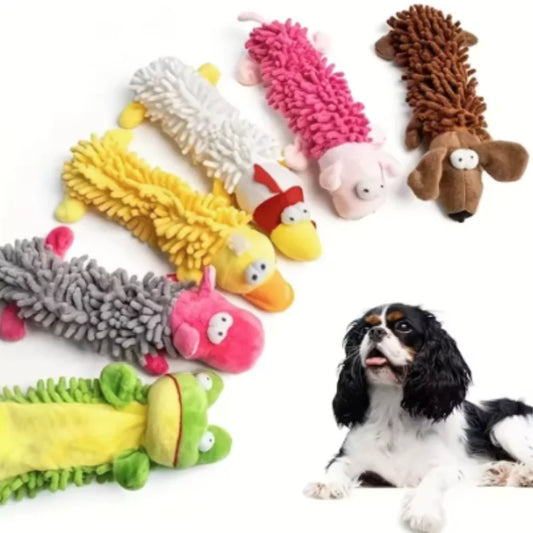 Durable Plush Dog Chew Toy