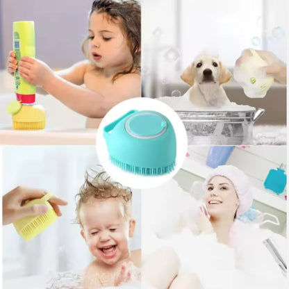 Silicone Pet Bath Massage Gloves