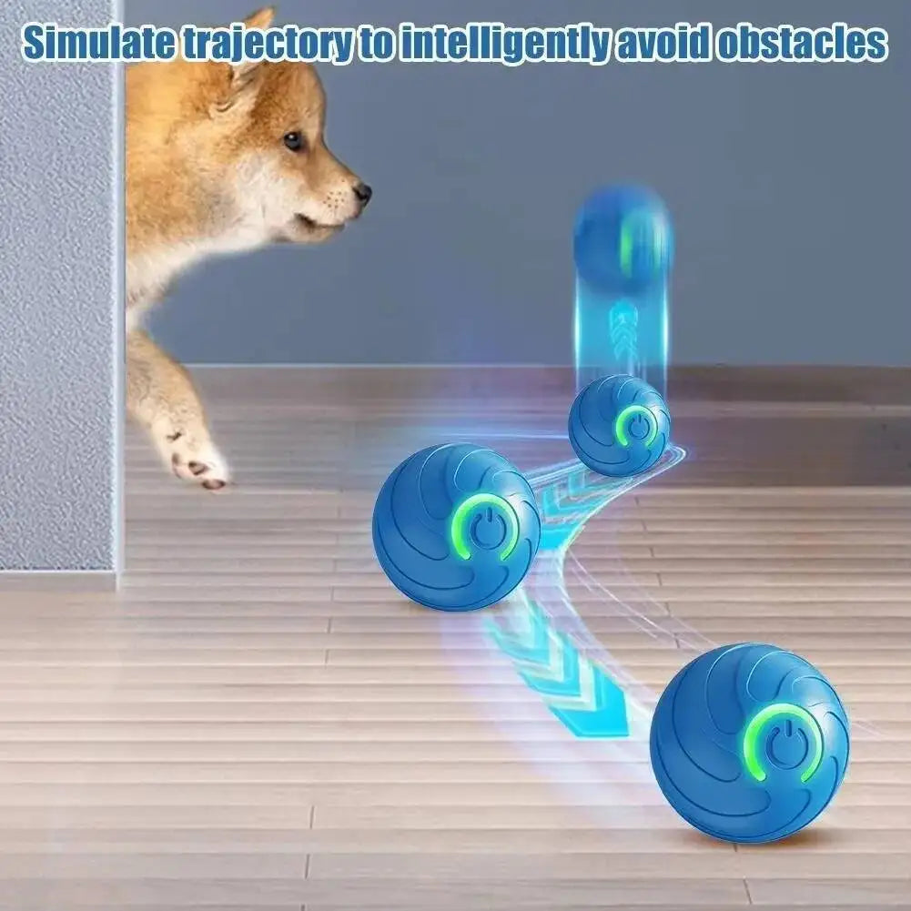 Automatic Moving Smart Pet Ball – USB Rechargeable Interactive Toy
