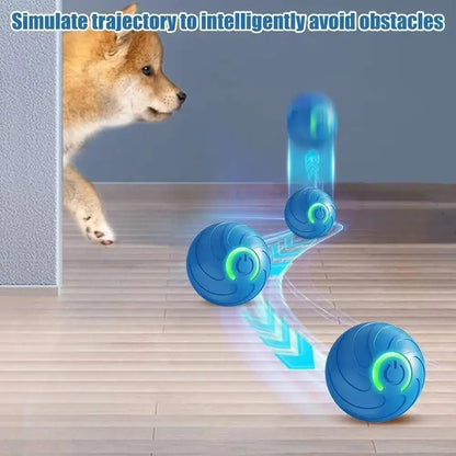 Automatic Moving Smart Pet Ball – USB Rechargeable Interactive Toy