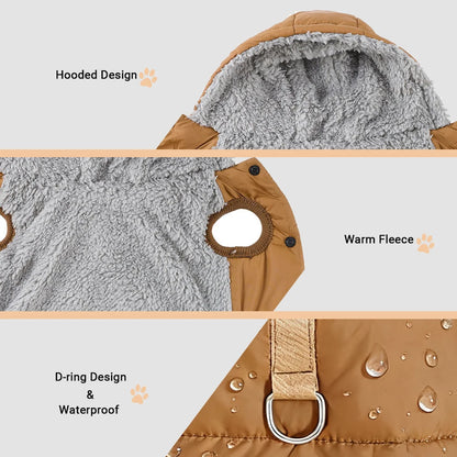 Hooded Warm Pet Hoodie Jacket