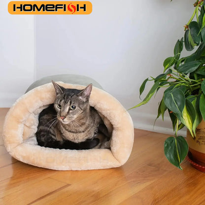 Winter Cat Sleeping Bag Nest
