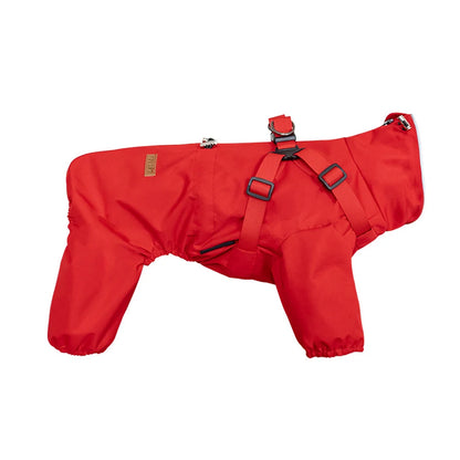 Waterproof Dog Raincoat with Harness