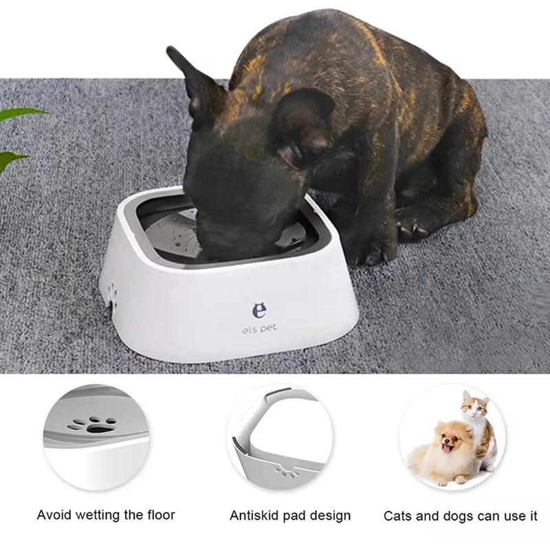 Anti-Spill Floating Pet Water Bowl