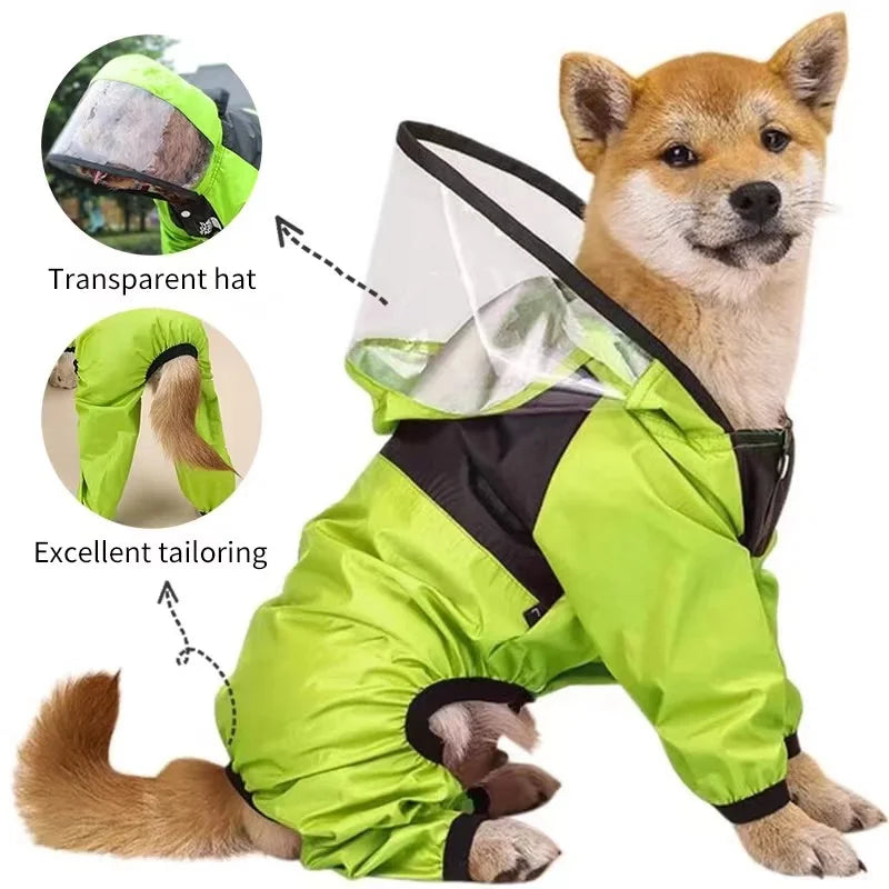 Technical Outdoor Pet Rain Jacket