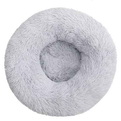 Round Plush Pet Bed (40–90cm)