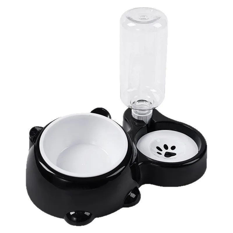 2-in-1 Tilted Pet Bowl Feeder