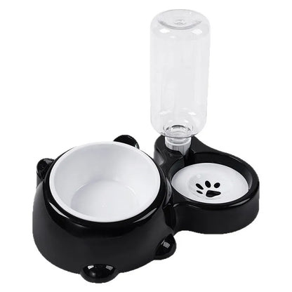 2-in-1 Tilted Pet Bowl Feeder