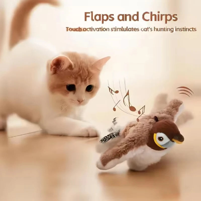 Rechargeable Interactive Bird Cat Toy