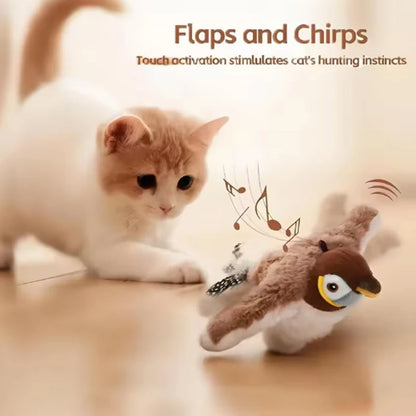 Rechargeable Interactive Bird Cat Toy