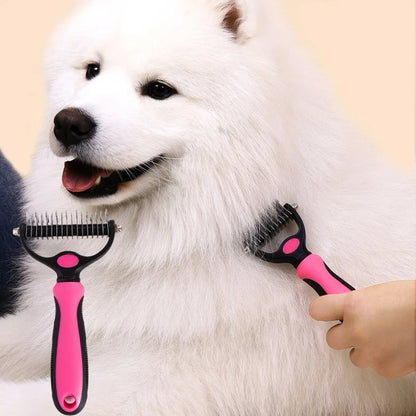 Double-Sided Pet Knot Comb