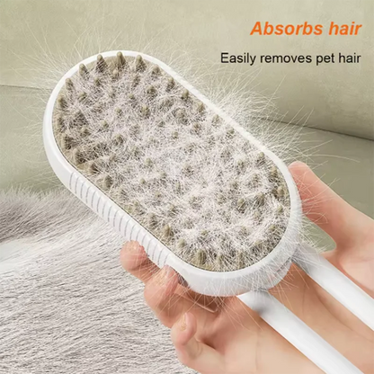 Steam Spray Pet Massage Brush