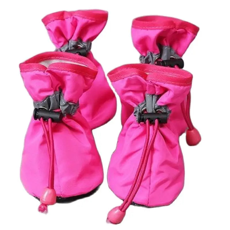 No-Slip Rain Boots for Dogs (Set of 4) — Waterproof Paw Protection