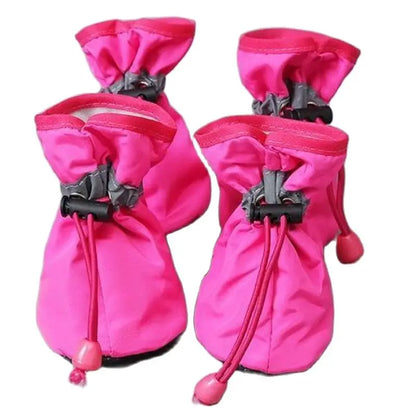 No-Slip Rain Boots for Dogs (Set of 4) — Waterproof Paw Protection