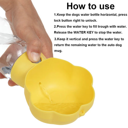 2-in-1 Portable Pet Water Bottle