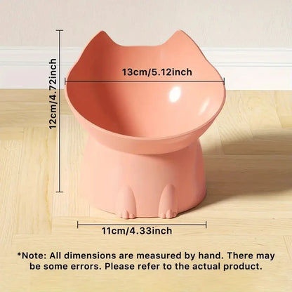 Elevated Tilted Cat Bowl