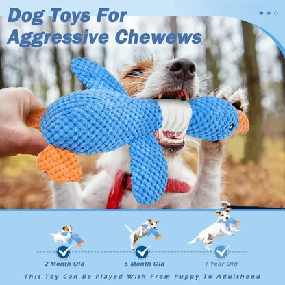 Pineapple Velvet Goose Dog Toy